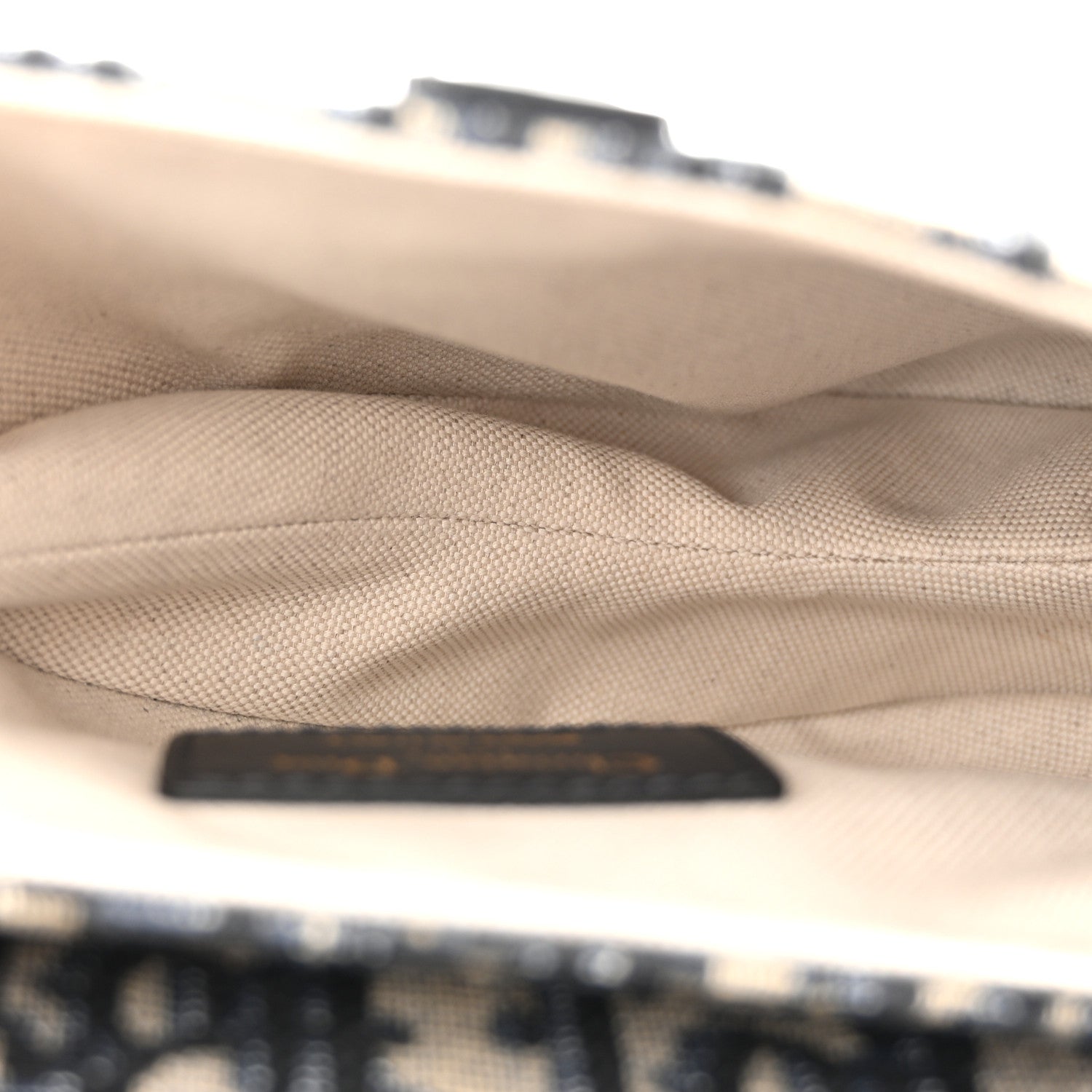 Oblique Mini Saddle Bag With Strap Blue