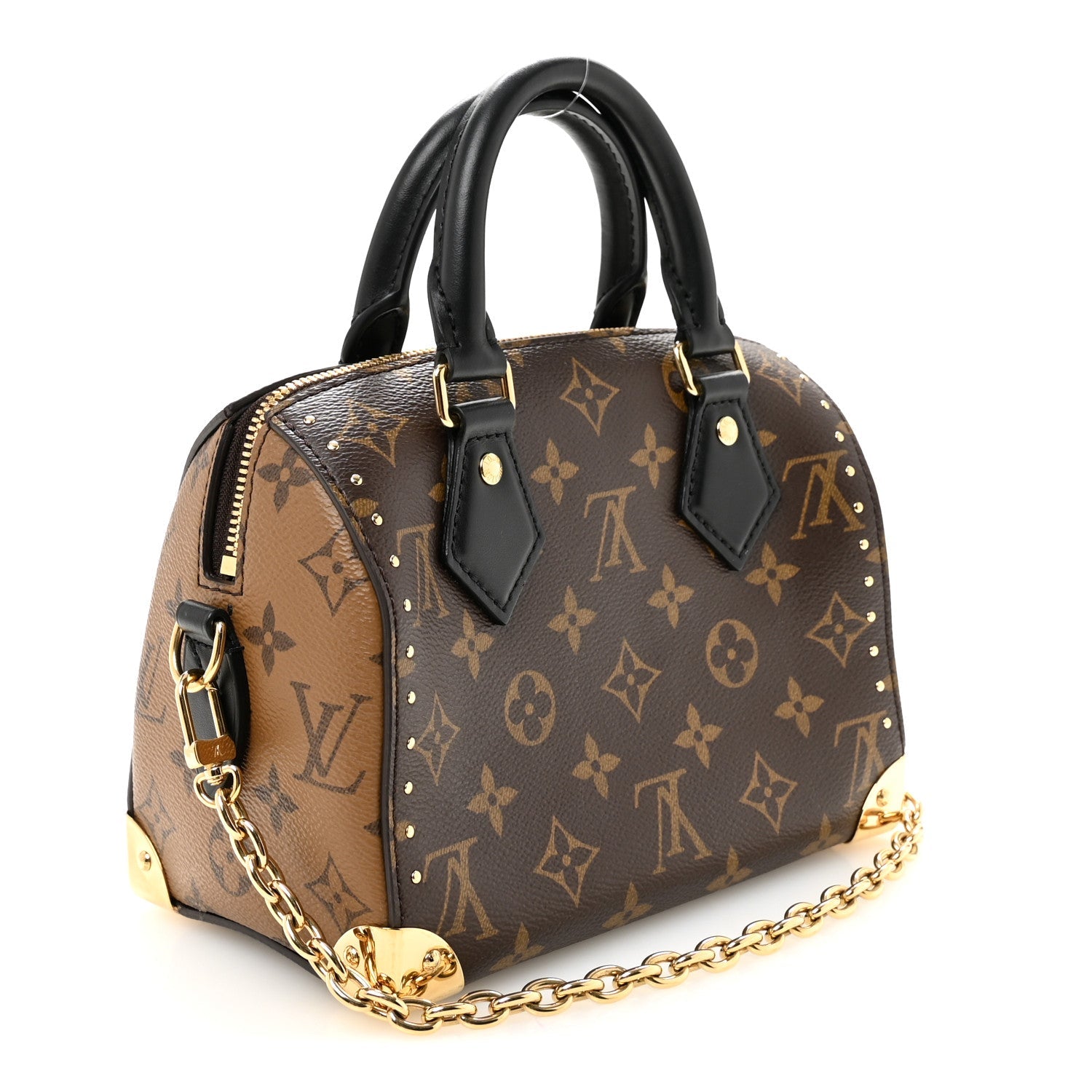 Reverse Monogram Speedy Trunk 20