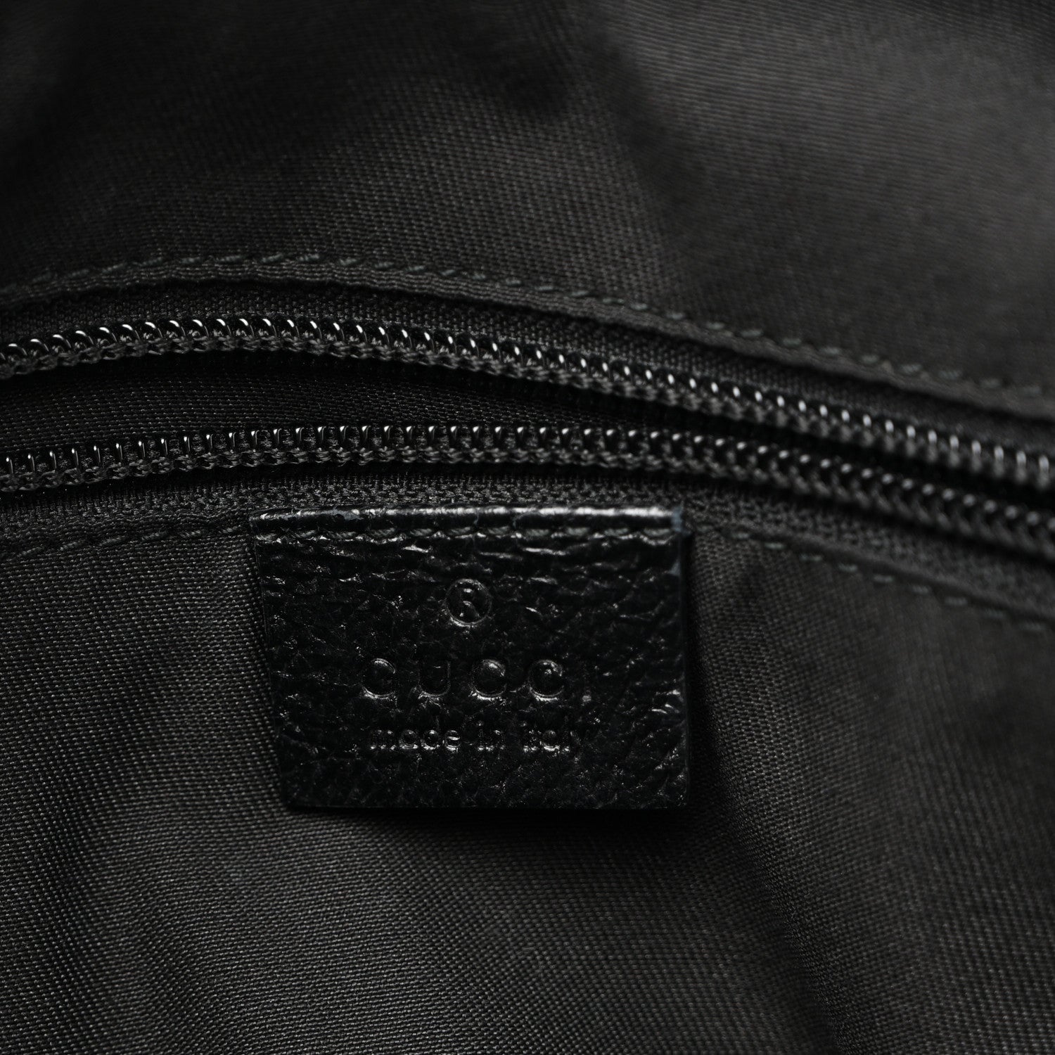 Monogram Web Medium Half Moon Hobo Black