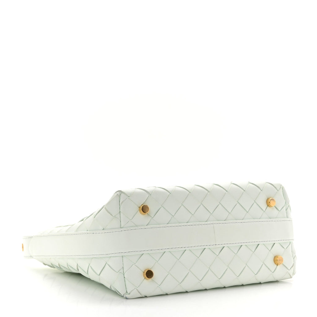 Calfskin Nappa Intrecciato Mini Wallace Glacier Muse