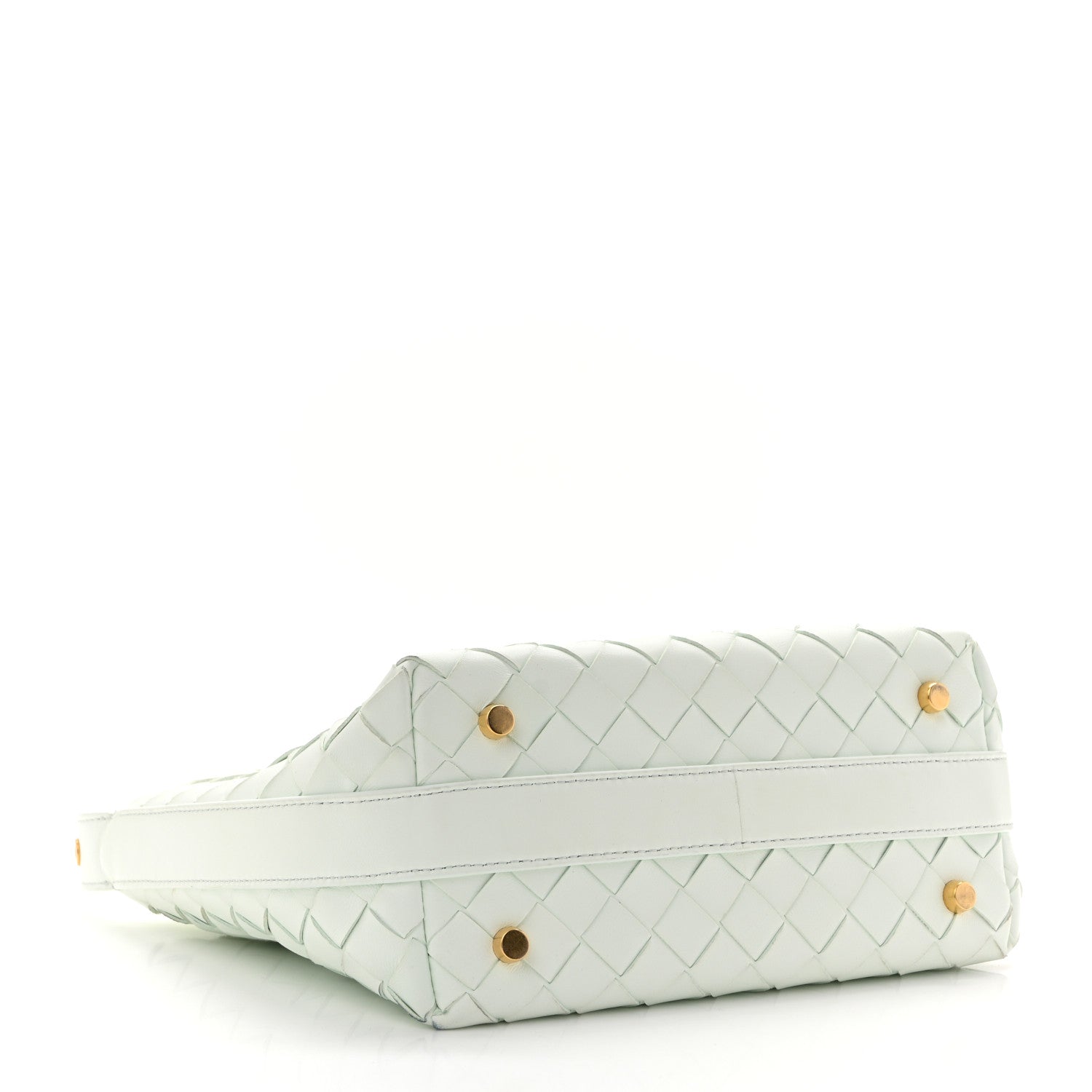 Calfskin Nappa Intrecciato Mini Wallace Glacier Muse
