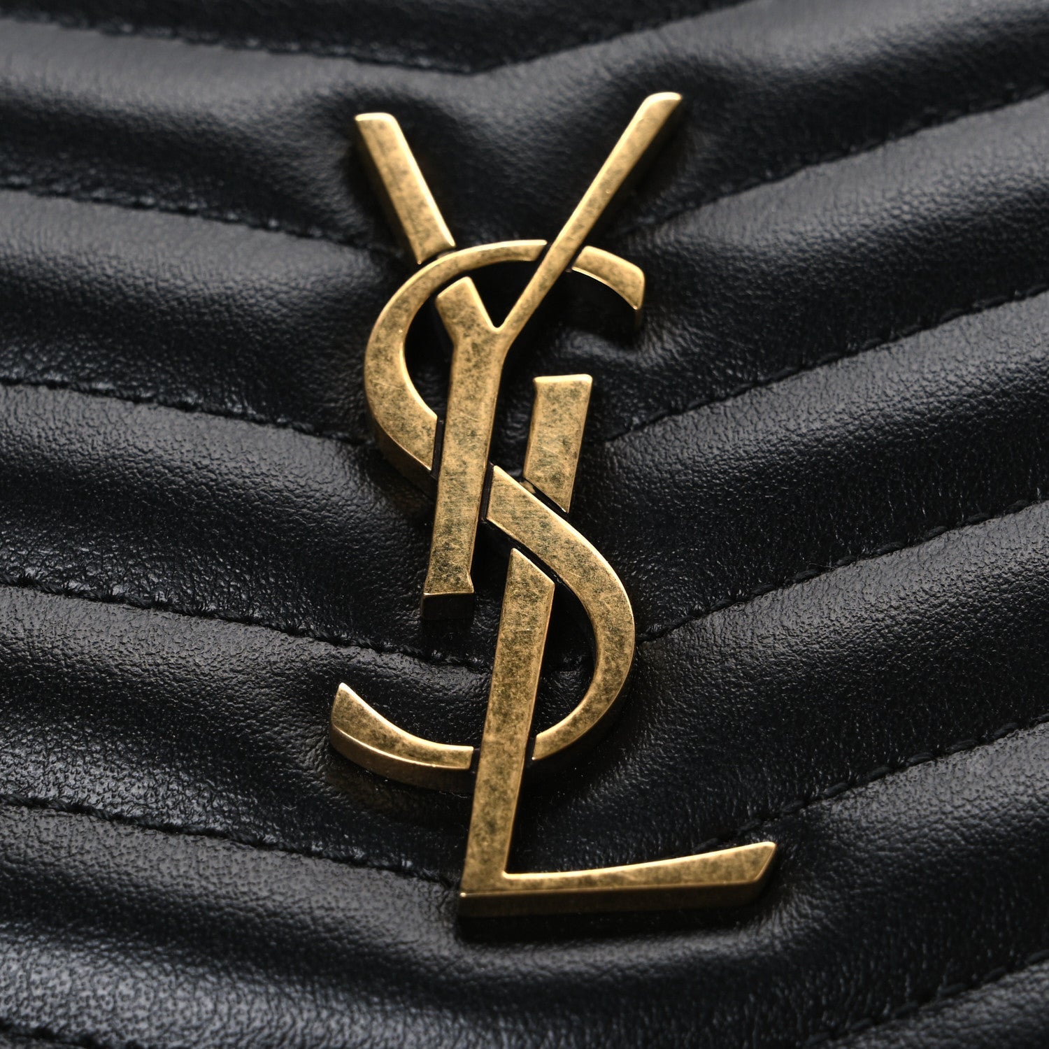 Calfskin Matelasse Monogram Mini Lou Camera Bag Black