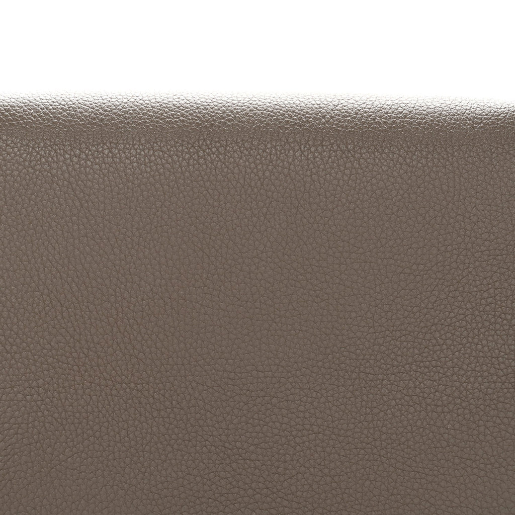 Drummed Calfskin Suede Medium Trapeze Souris