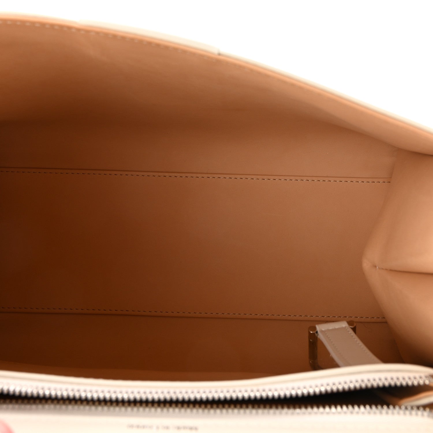 Box Calfskin MM Brillant Satchel Ivory