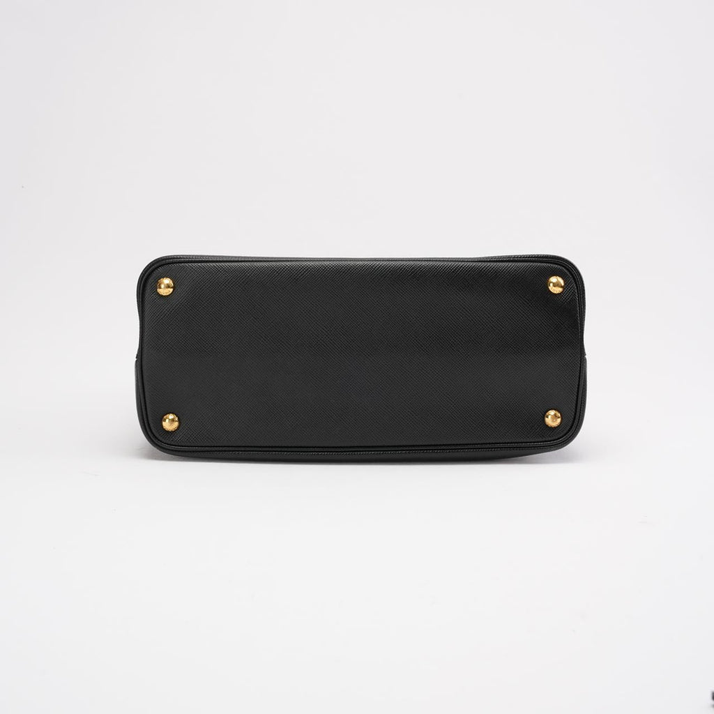 Prada Medium Black / Red Double Tote Bag
