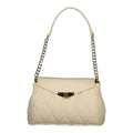 Mario Valentino Beige Polyurethane Women Shoulder Women's Bag