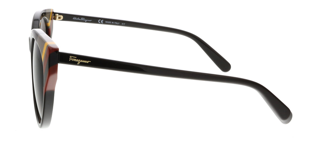Salvatore Ferragamo Dark Brown Round SF883SA 208 Sunglasses