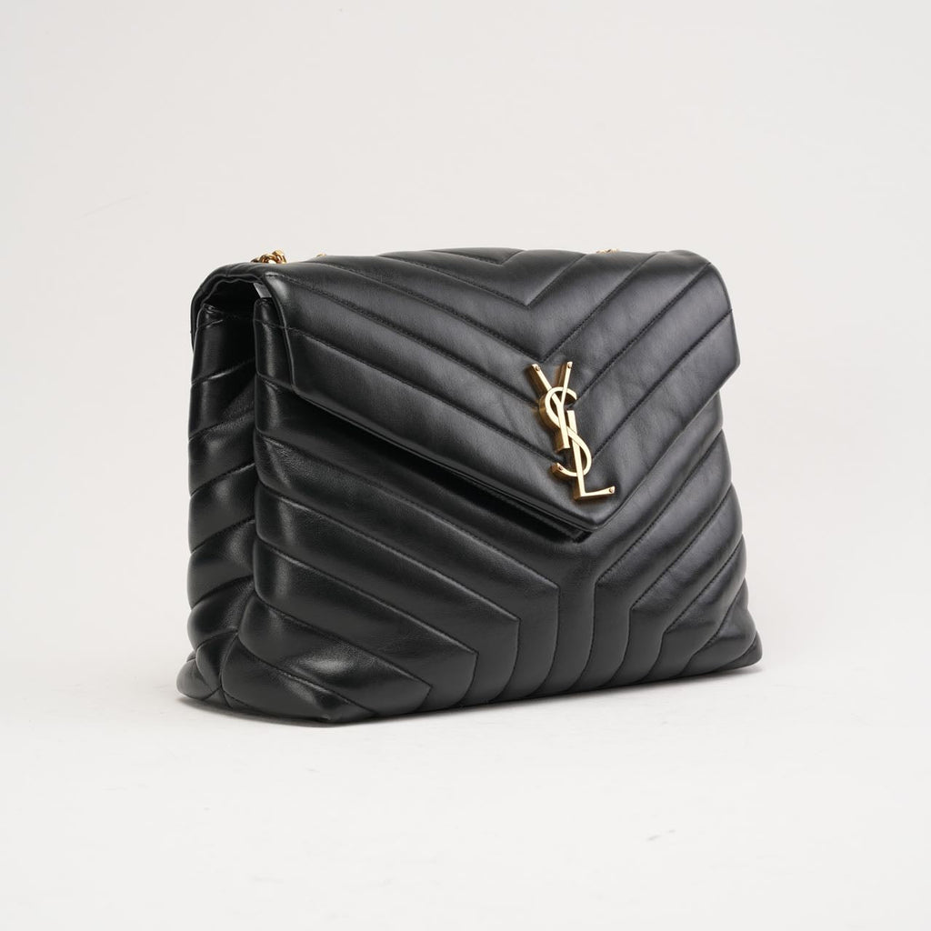 Saint Laurent Loulou Medium Leather Black 2020
