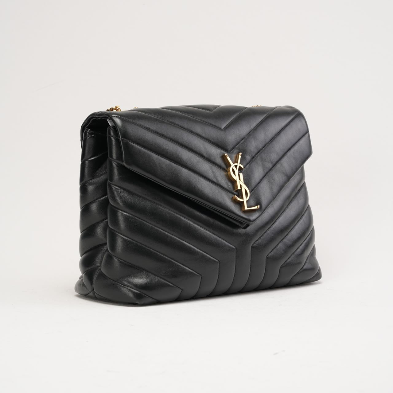 Saint Laurent Loulou Medium Leather Black 2020