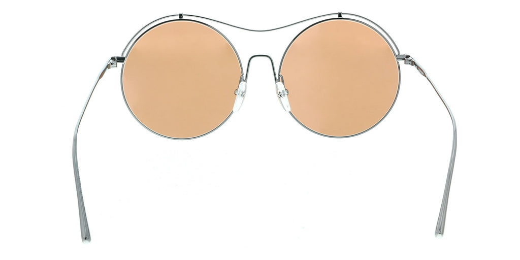 Calvin Klein CK2161S 060 Shiny Gunmetal Round Sunglasses