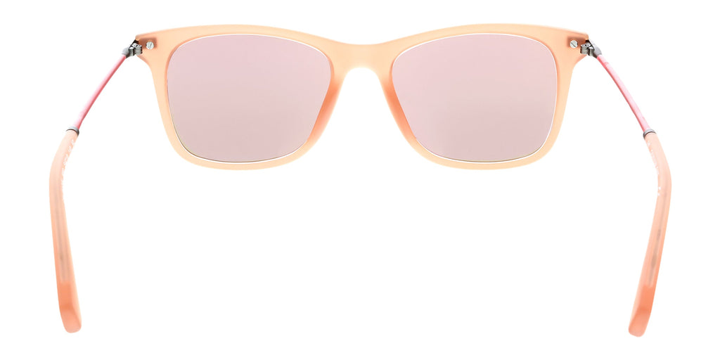 Calvin Klein Matte Peach Round CKJ512S 650 Sunglasses