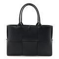 Nappa Maxi Intrecciato Small Arco Tote Navy