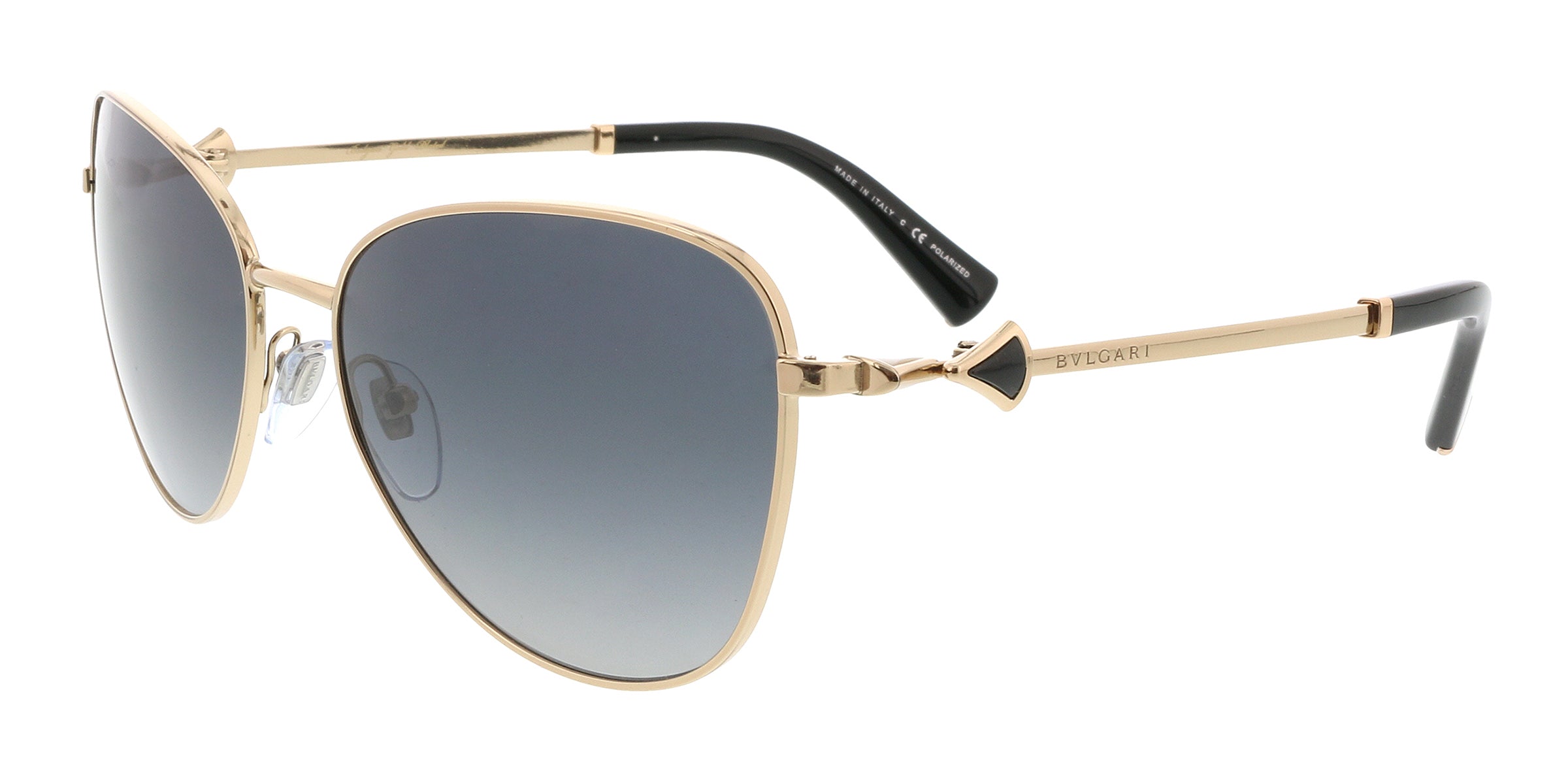 Bulgari Pink Gold Oval BV6097KB  395/T357 Sunglasses