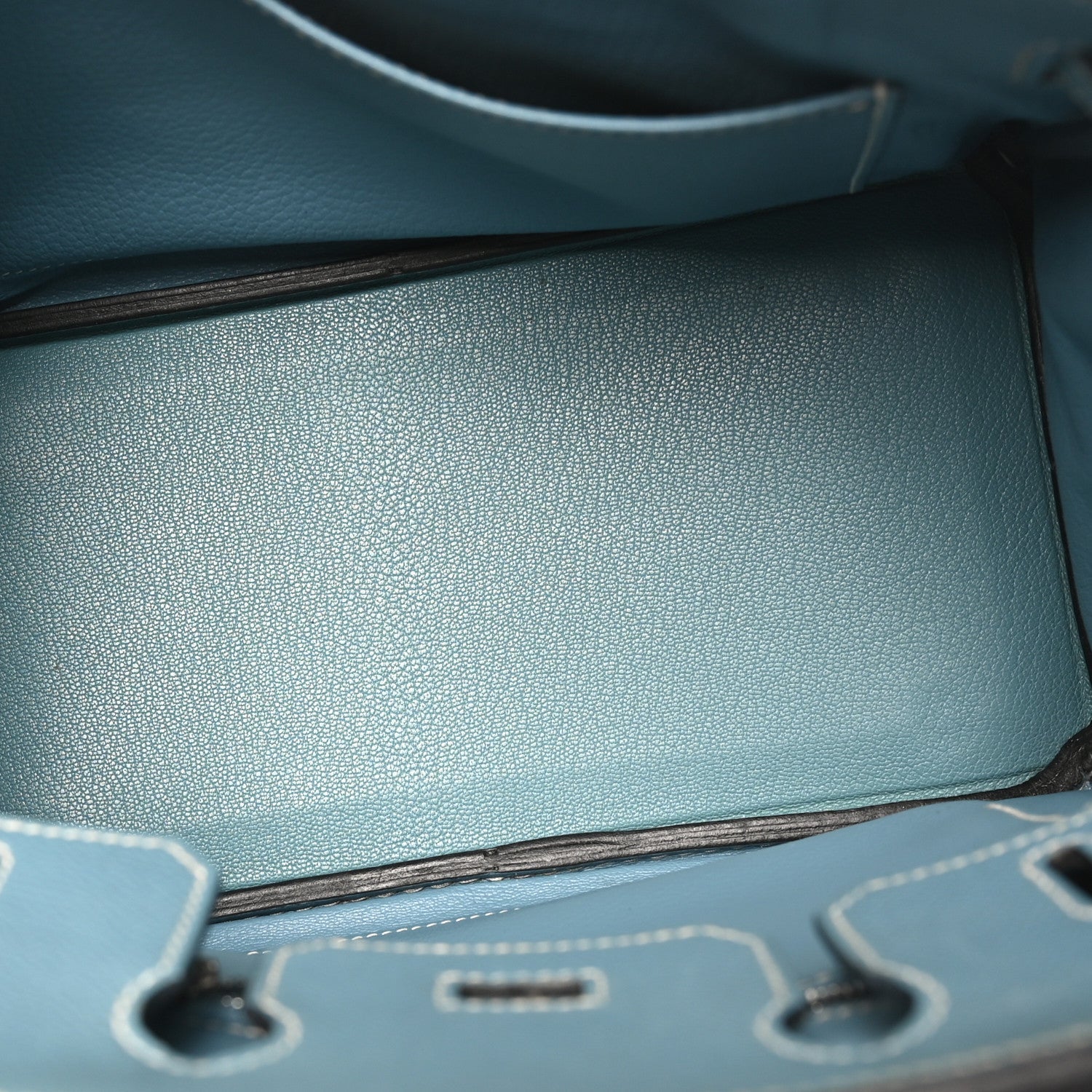 Epsom Birkin 25 Bleu Jean