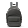 Grained Calfskin Aerogram Takeoff Backpack Grey