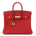 Swift Birkin 25 Rouge Piment
