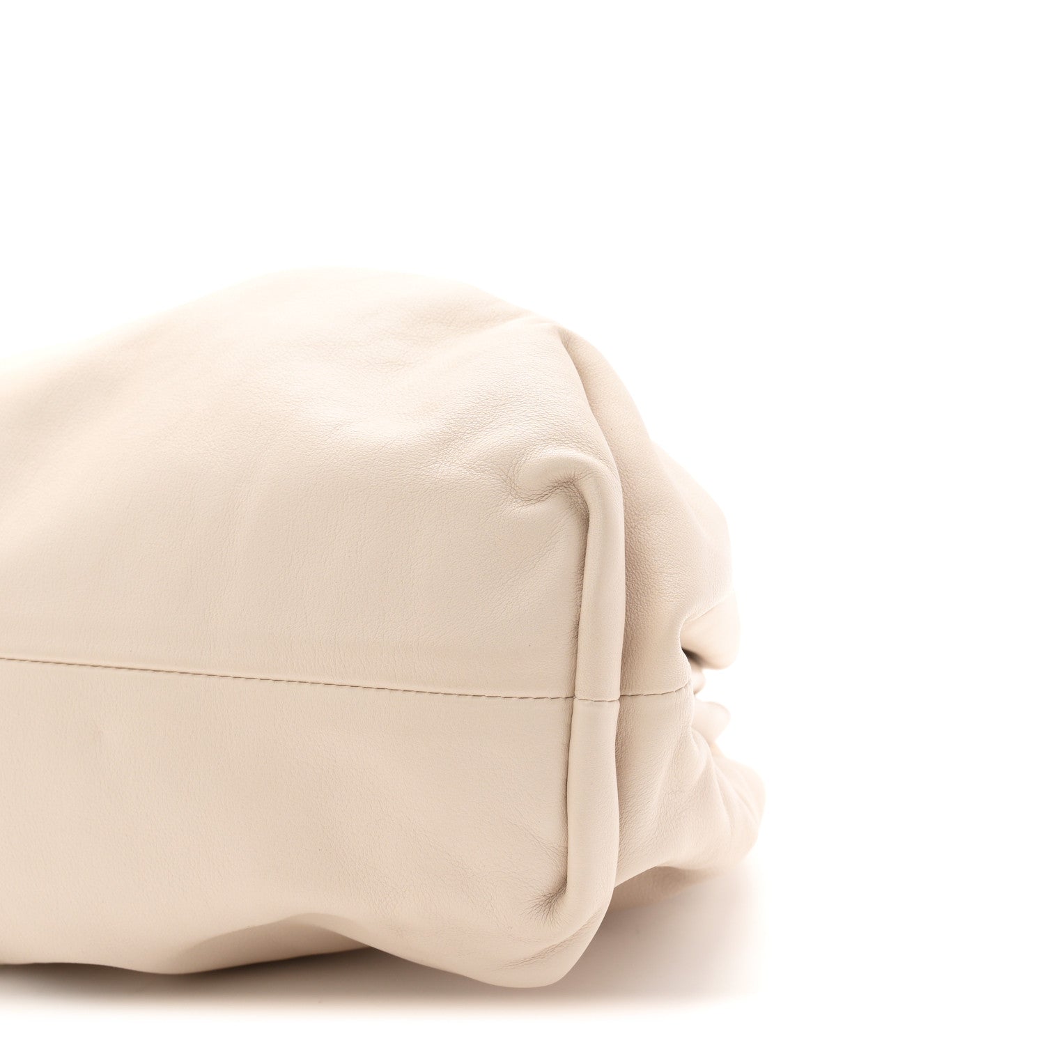Smooth Butter Calf The Pouch Oversized Clutch Plaster