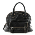Calfskin Edith Dome Bowler Black