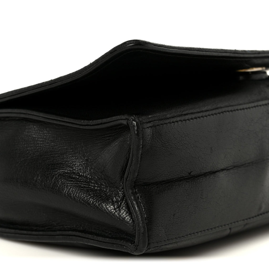Lambskin Quilted Diamond CC Flap Black