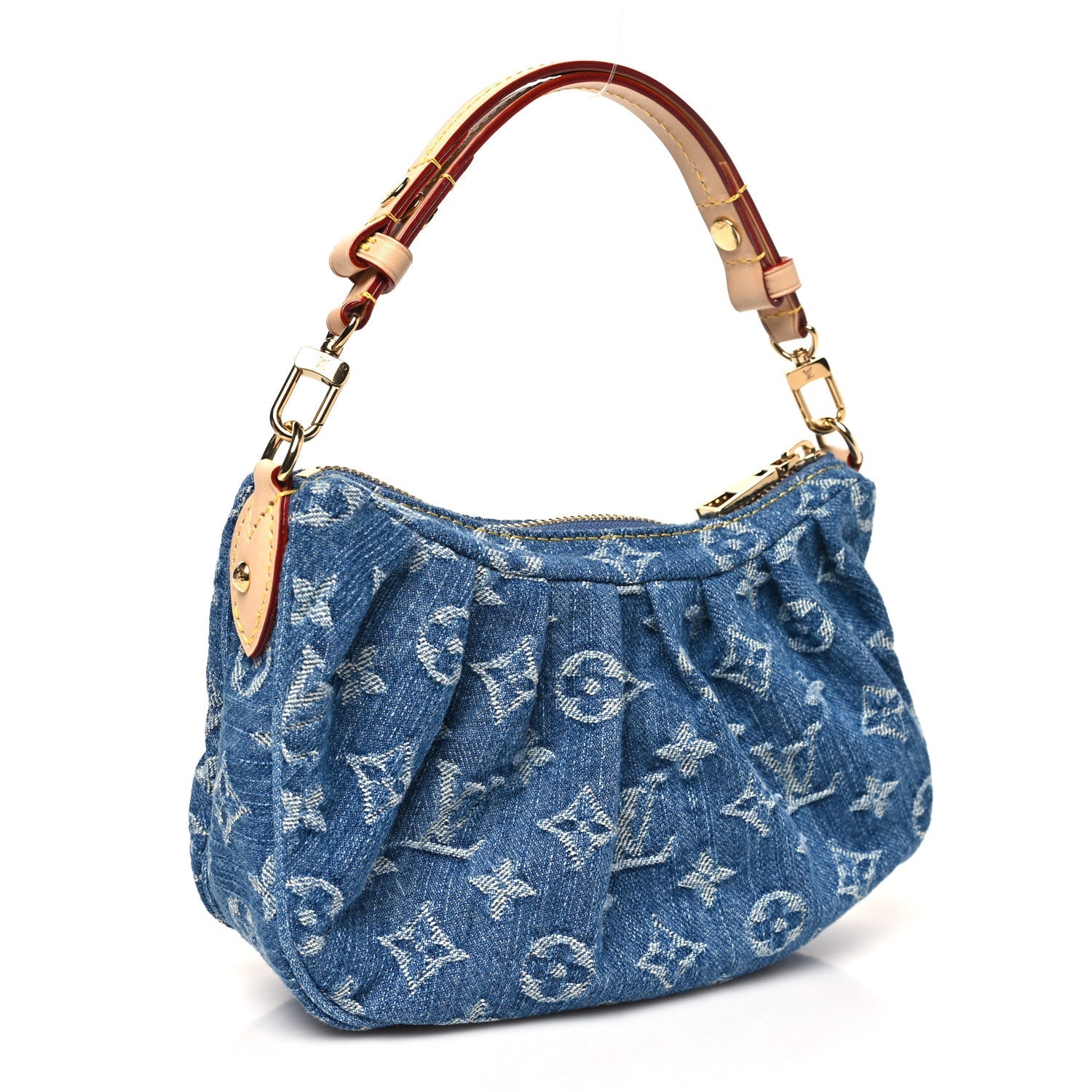 Monogram Denim Pochette Valley Blue