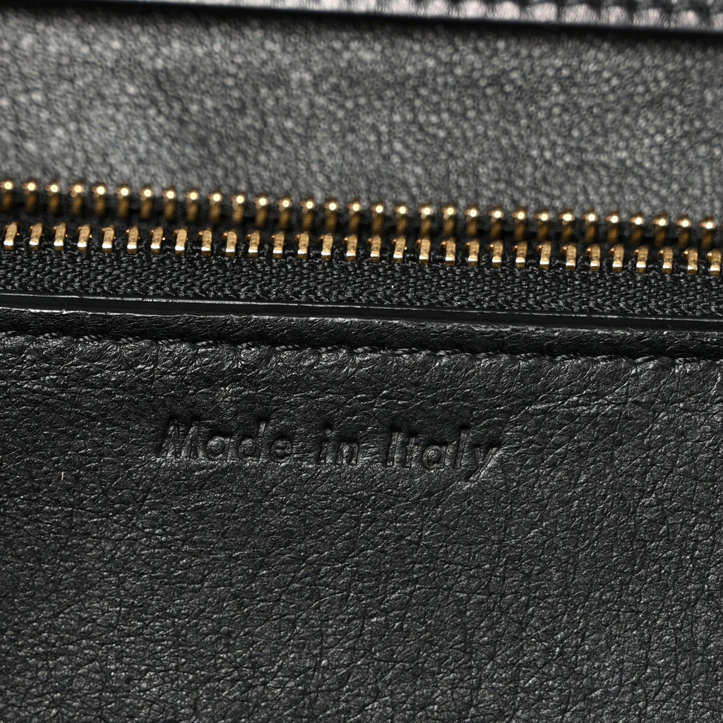 Box Calfskin Medium Classic Box Flap Bag Black