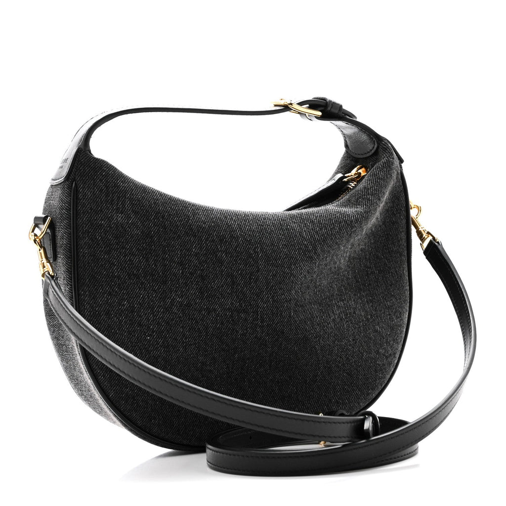 Denim Teen Lulu Shoulder Bag Dark Grey