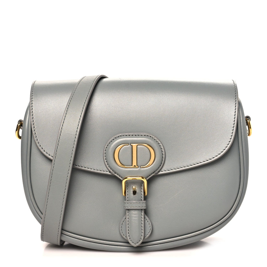 Box Calfskin Medium Bobby Flap Gray