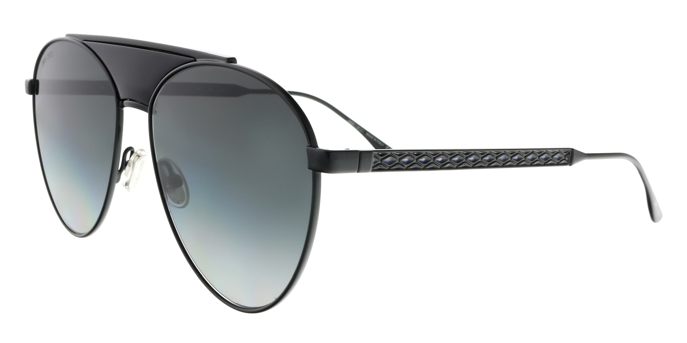 Jimmy Choo Black Aviator AVE/S 807 Sunglasses