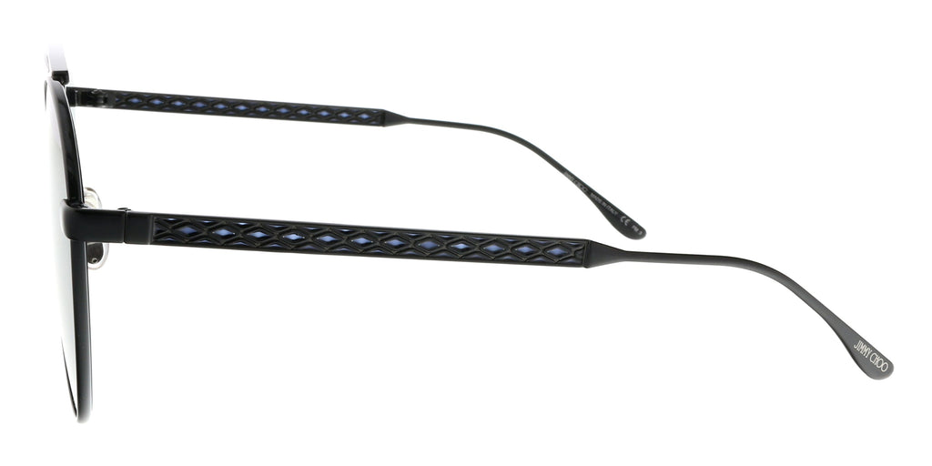Jimmy Choo Black Aviator AVE/S 807 Sunglasses