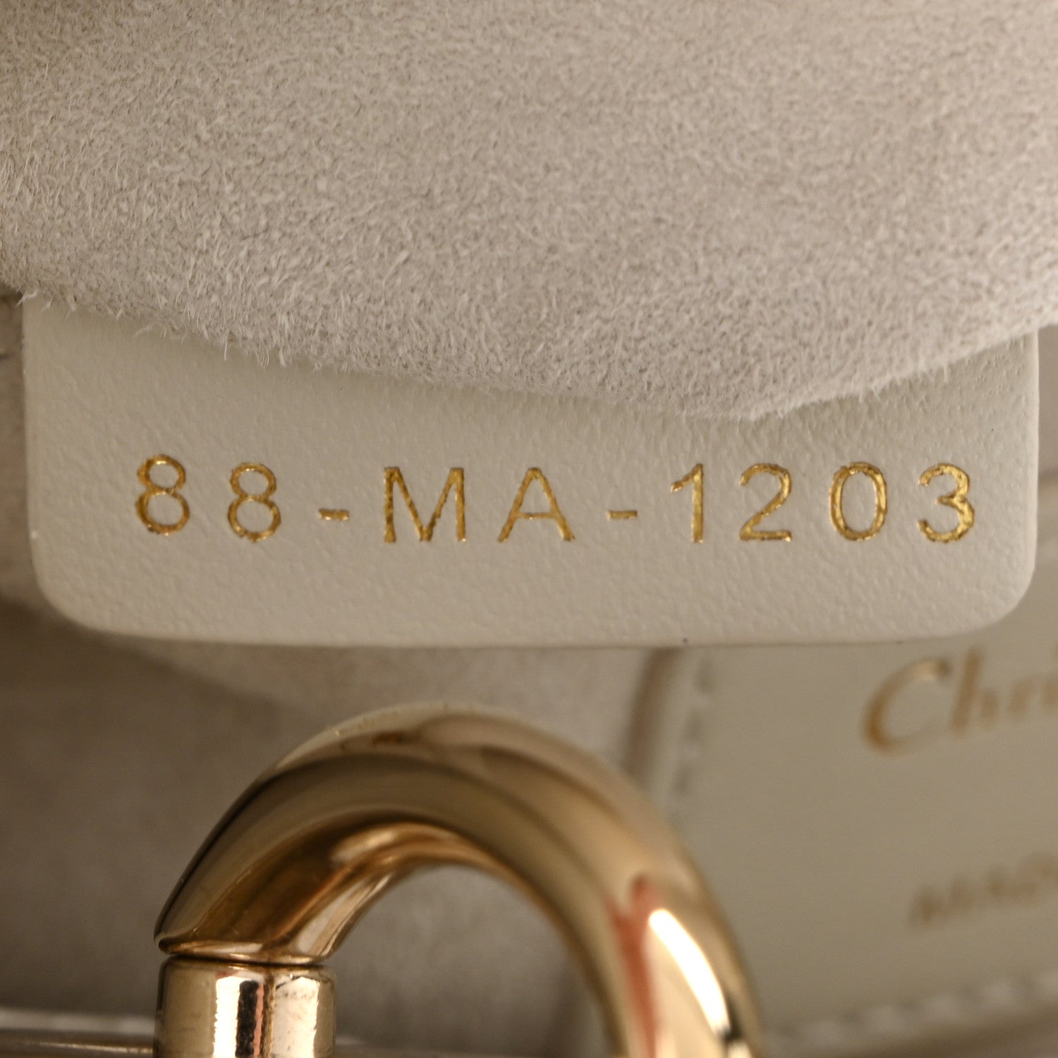 Lambskin Cannage Mini Lady Dior White
