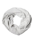 Dolce & Gabbana White Polka Dot Polyester Shawl Women's Scarf