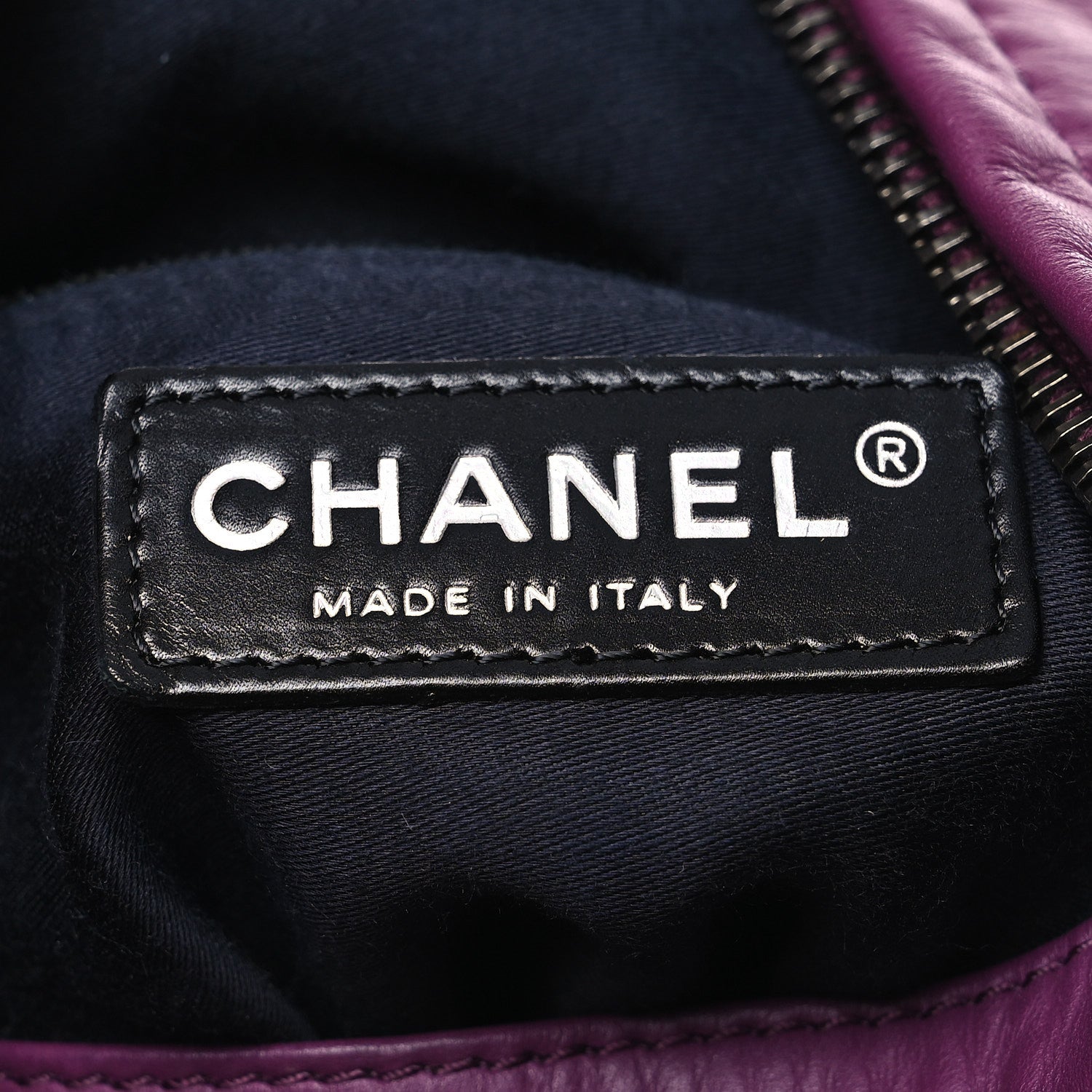 Calfskin Large Backpack Is Back Plum