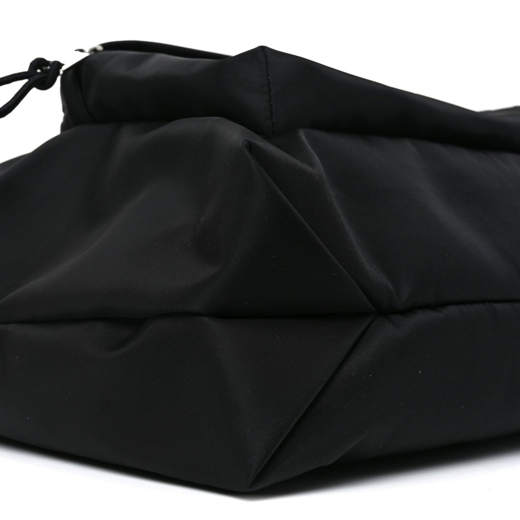 Nylon Logo Tote Black