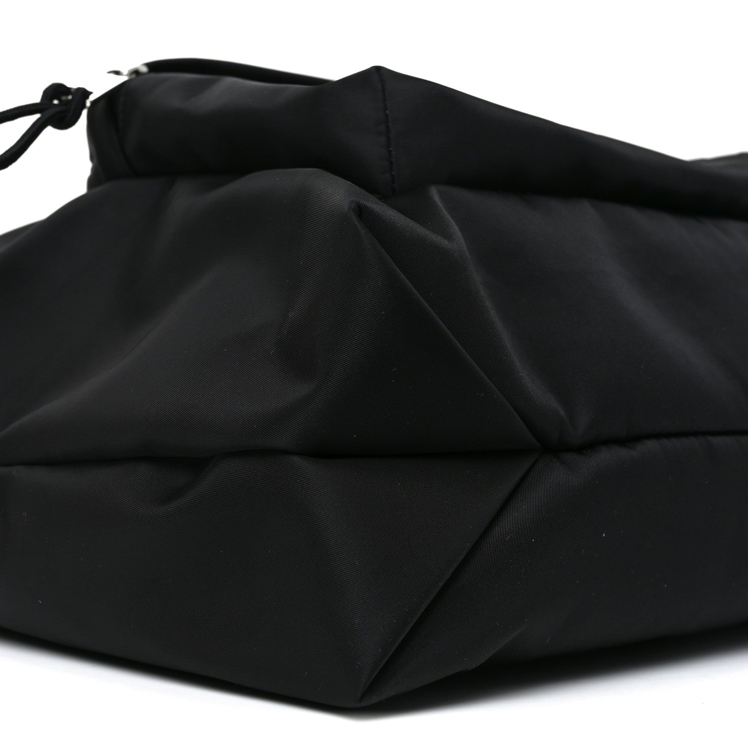 Nylon Logo Tote Black