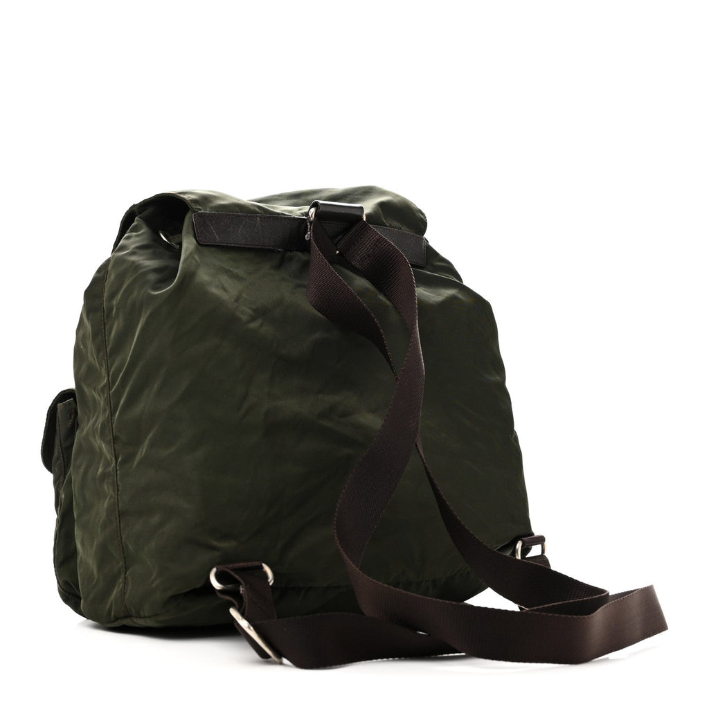 Tessuto Nylon Vela Small Backpack Fumo