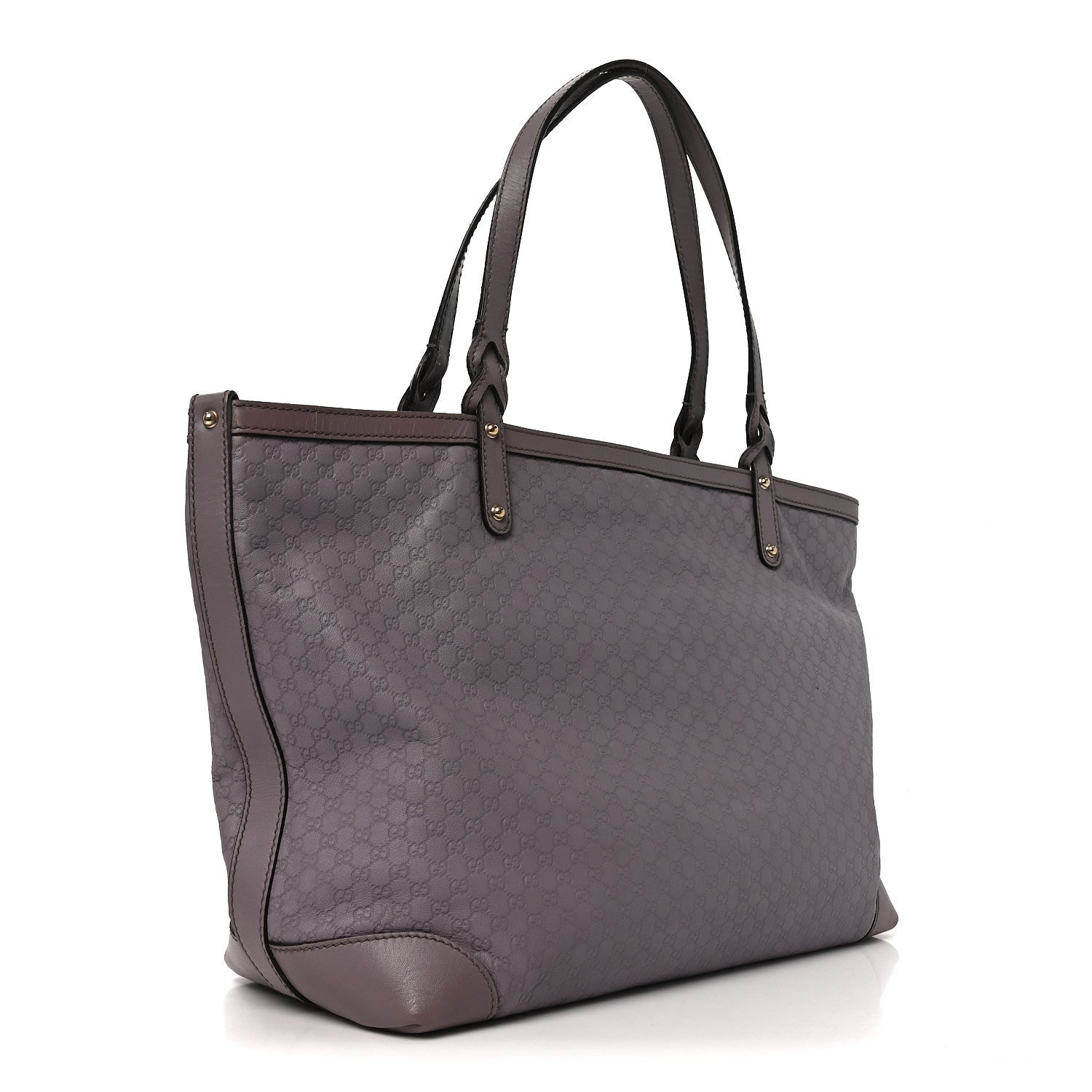 Microguccissima Medium Craft Tote Lilac