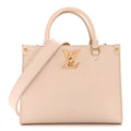 Calfskin Lock & Go Tote Quartz