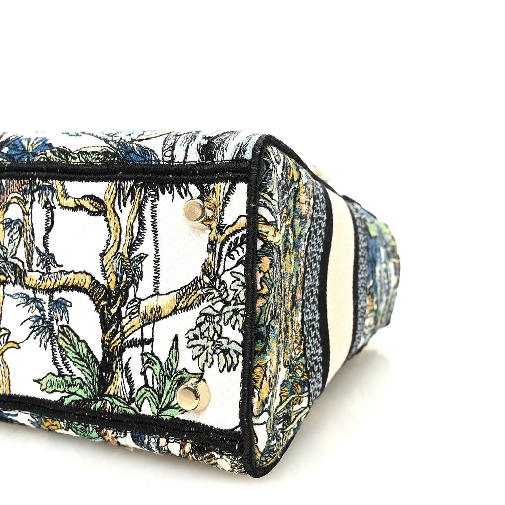Canvas Embroidered Etoile de Voyage Medium Lady D-Lite Multicolor