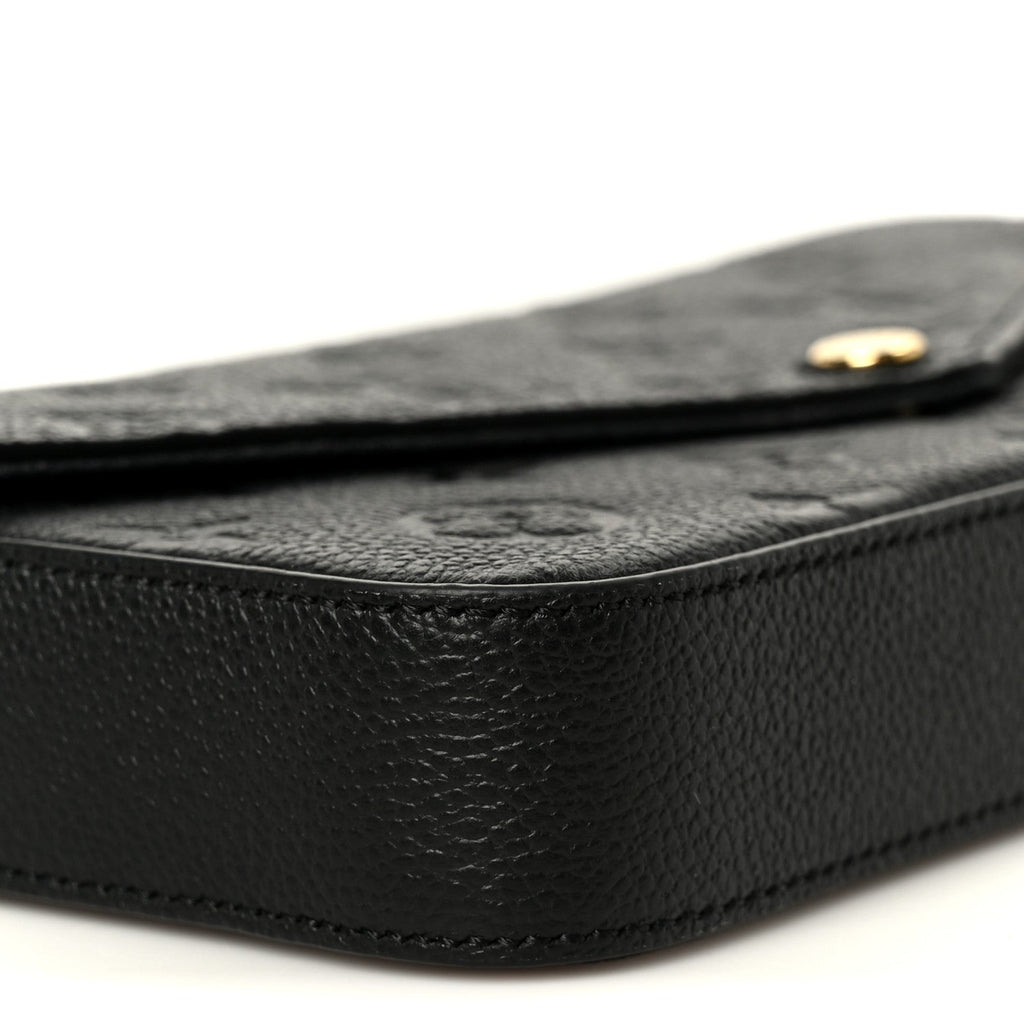 Empreinte Pochette Felicie Chain Wallet Black