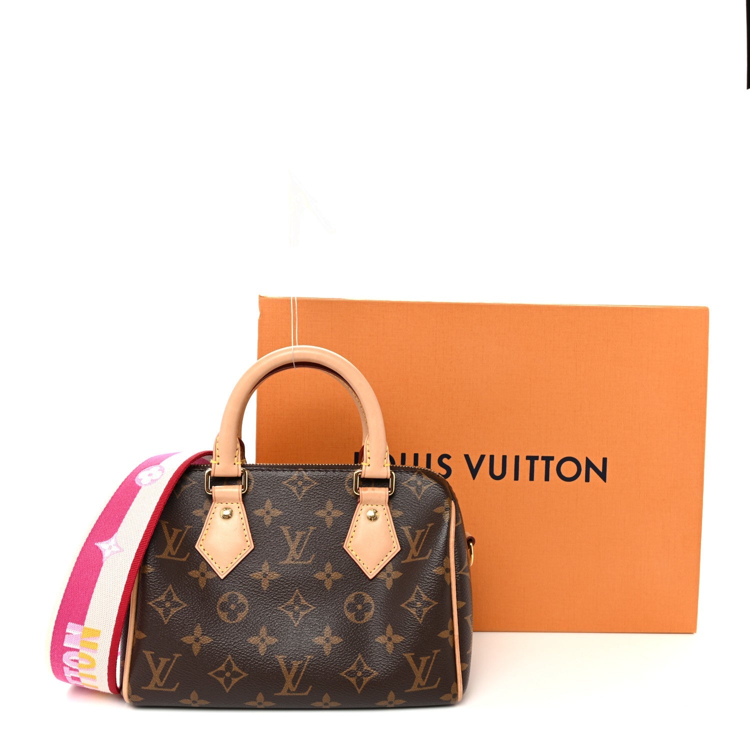 Monogram Speedy Bandouliere 20 Fuchsia