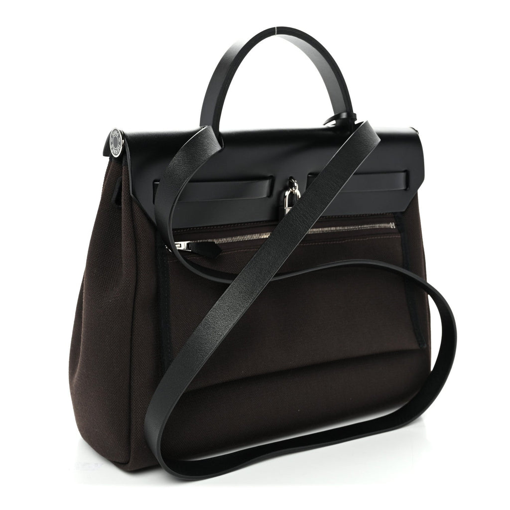 Military Toile Vache Hunter Herbag Zip Retourne 31 PM Black Ebene
