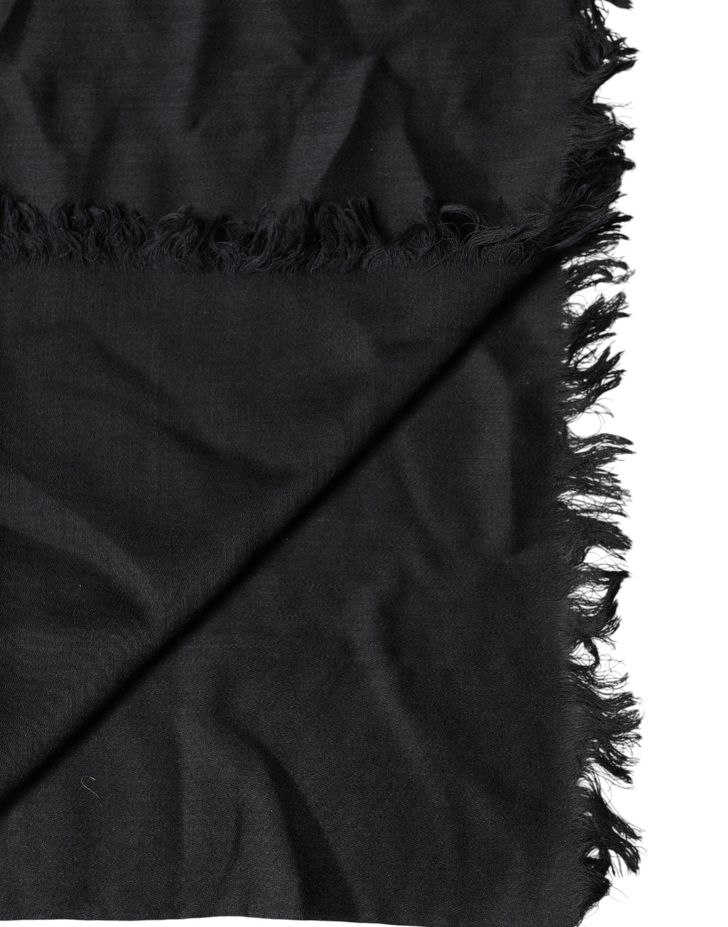 Dolce & Gabbana Black Lace Stole Neck Wrap Shawl Men's Scarf