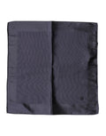 Dolce & Gabbana Blue Logo Silk Men Square Handkerchief Men's Scarf