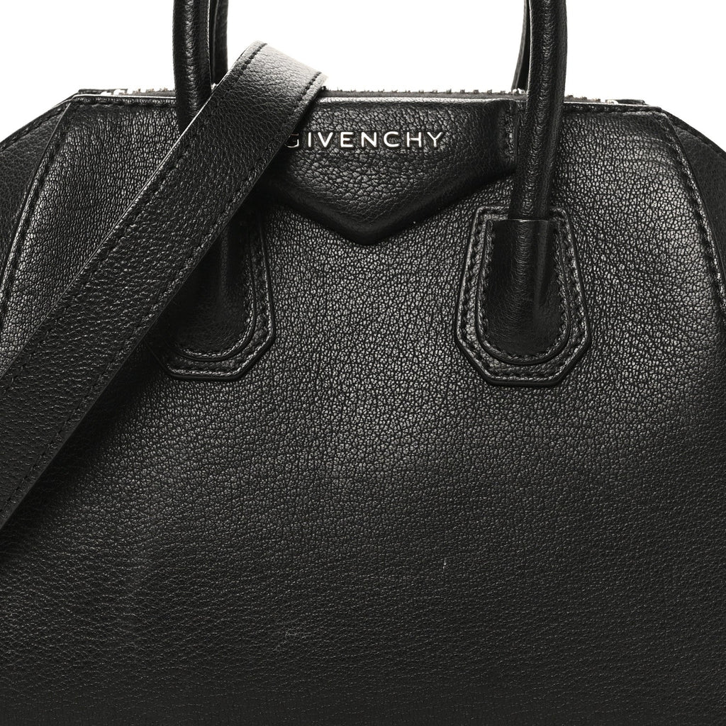 Sugar Goatskin Mini Antigona Black