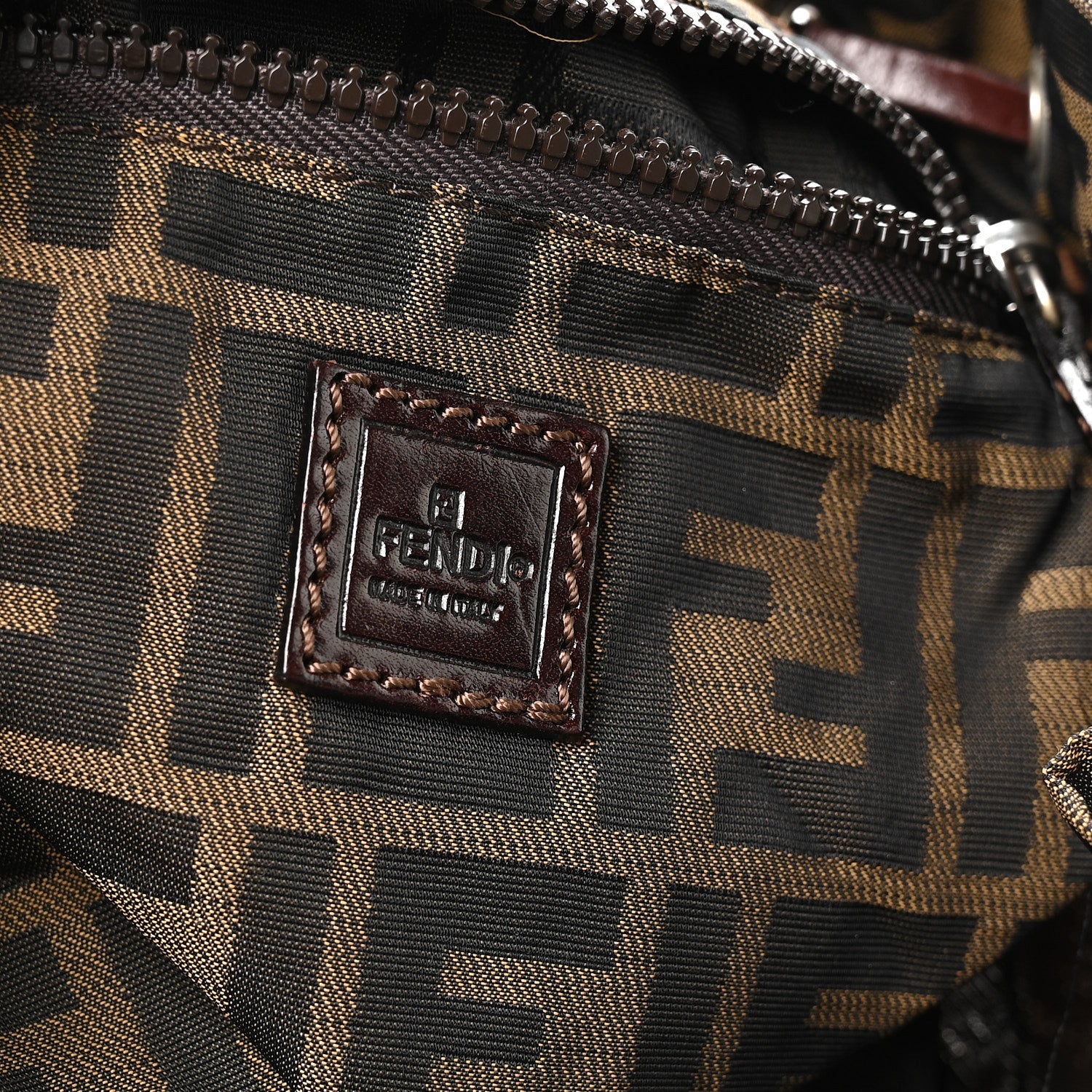 Zucca Drawstring Flap Backpack Tobacco