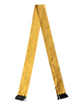 Dolce & Gabbana Yellow Silk Fringes Neck Wrap Foulard Men's Scarf