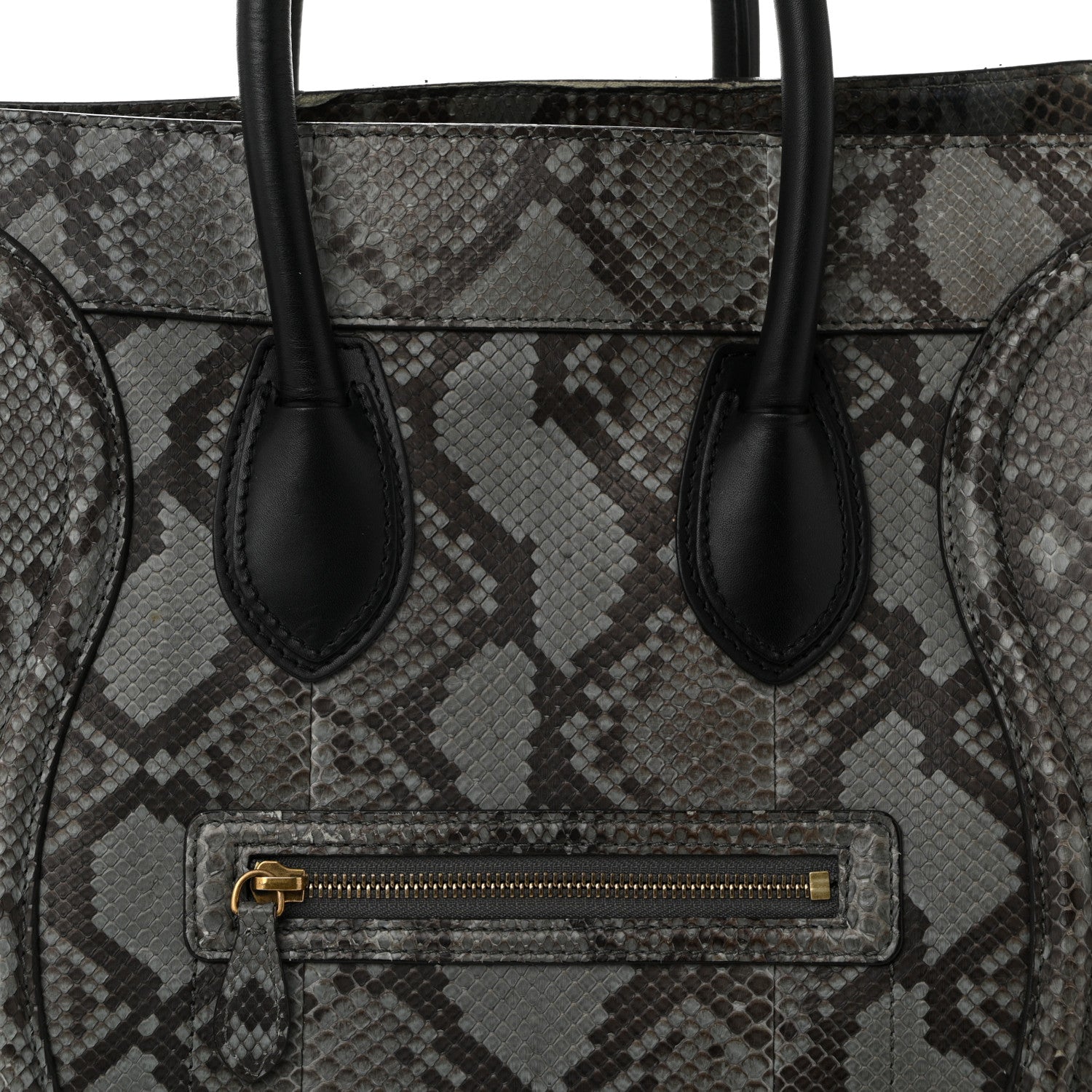 Snakeskin Mini Luggage Multicolor