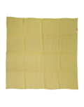 Dolce & Gabbana Yellow Silk Neck Wrap Square Foulard Women's Scarf