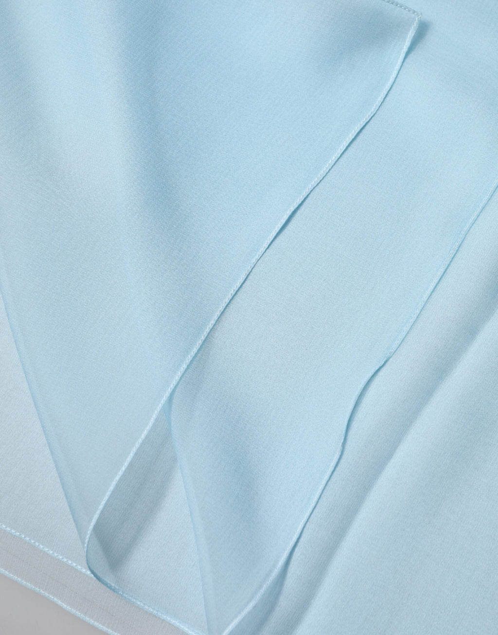 Dolce & Gabbana Light Blue Stole Silk Neck Wrap Shawl Men's Scarf