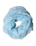 Dolce & Gabbana Light Blue Stole Silk Neck Wrap Shawl Men's Scarf